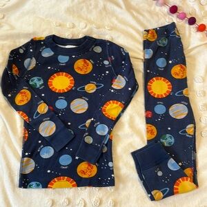 Hanna Andersson Organic Long John Pajama Set - 120 CM - US 6-7